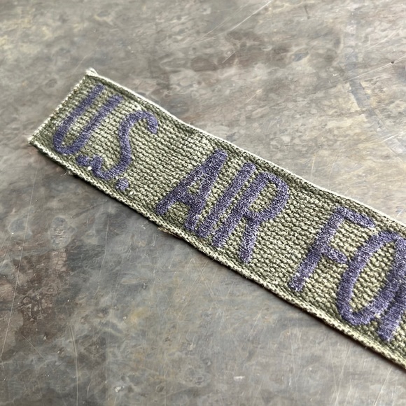 U.S. AIR FORCE embroidered tape patch - Vintage - Picture 6 of 10